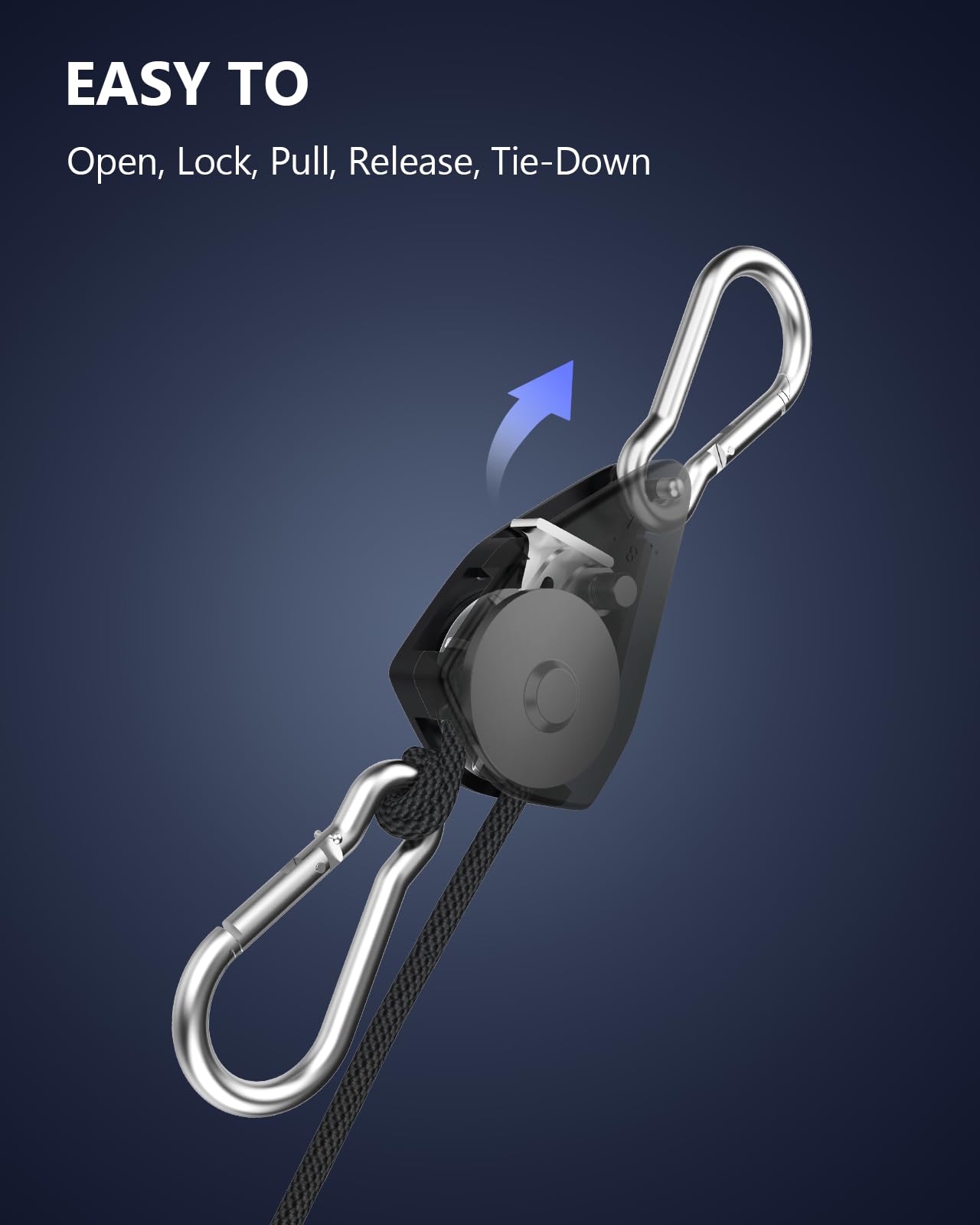 VIPARSPECTRA autolock ratchet mechanism enables quick secure adjustments