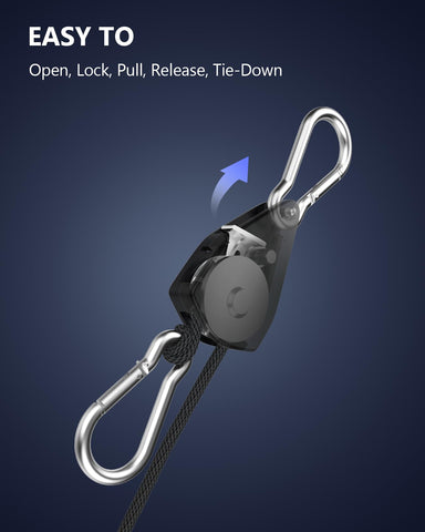 VIPARSPECTRA autolock ratchet mechanism enables quick secure adjustments