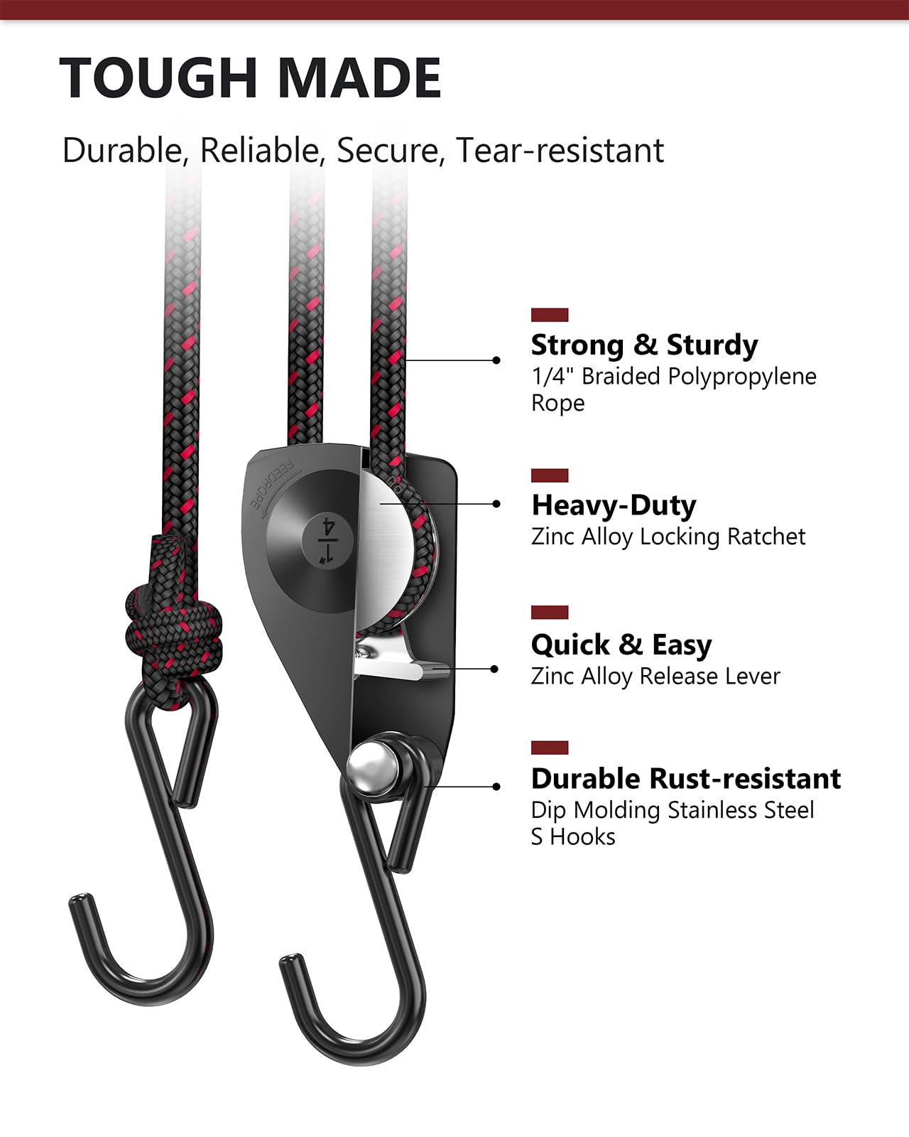 VIPARSPECTRA braided polypropylene rope for durable restraint