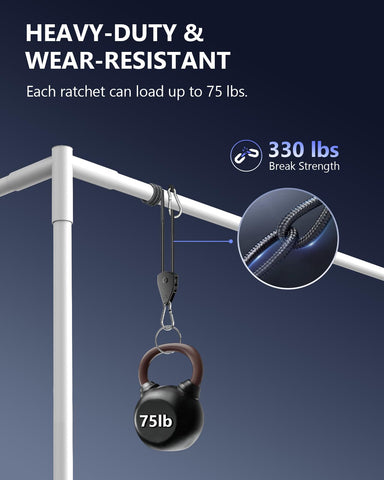 VIPARSPECTRA outdoor tarp and tent tie-down in use