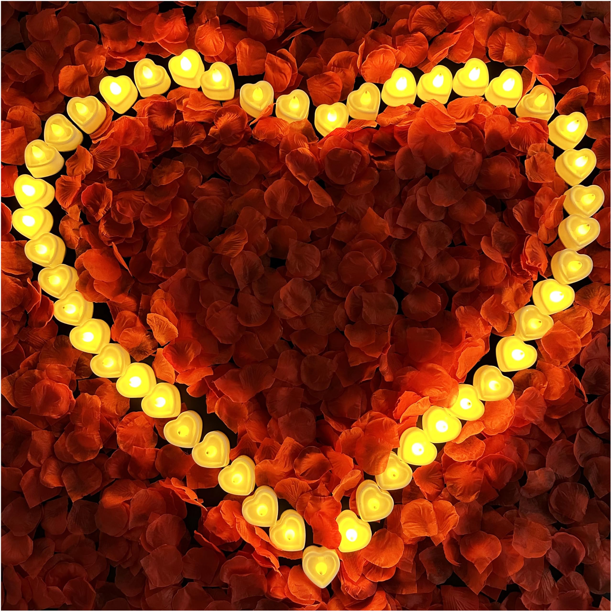 VIPbuy 7000 rose petals spread for romantic table decoration