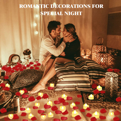 VIPbuy battery-operated tea lights with safe, easy on/off
