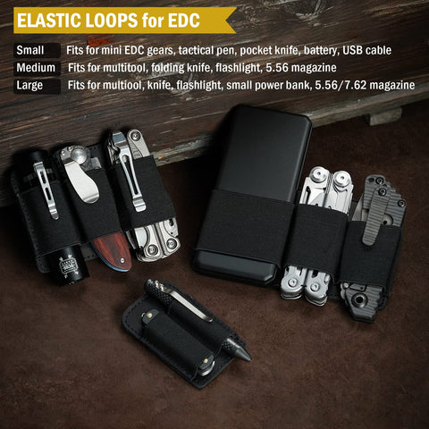 VIPERADE PL6 elastic pocket organizer keeps gear securely in place