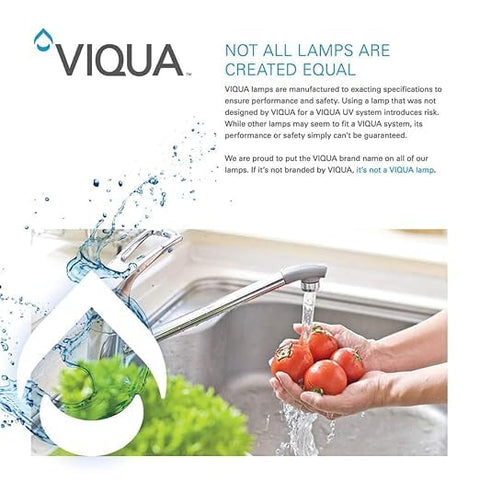 Viqua E4 UV lamp in-use scenario illustrating installation