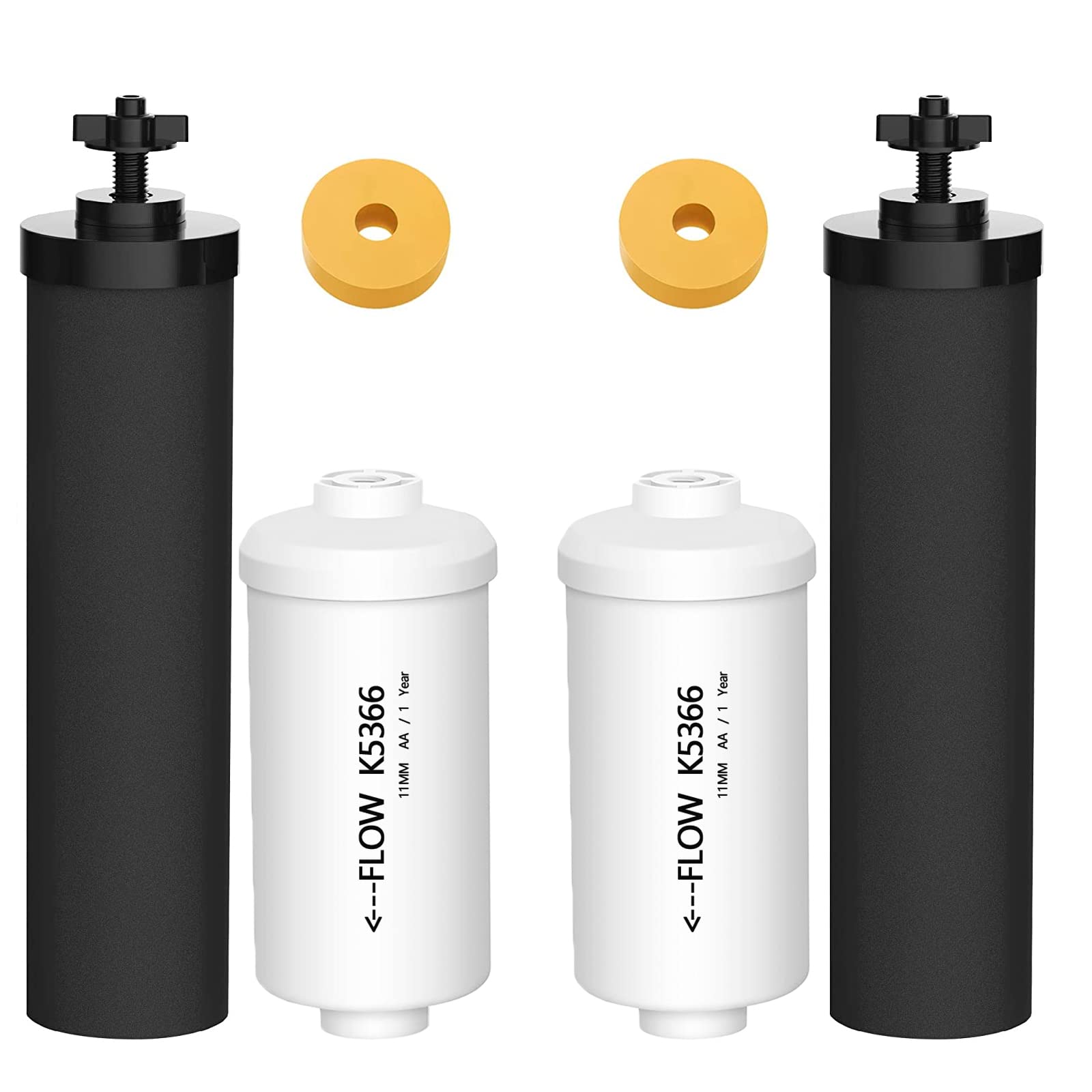 Virego BB9-2 black filter replacement for improved taste and odor control.