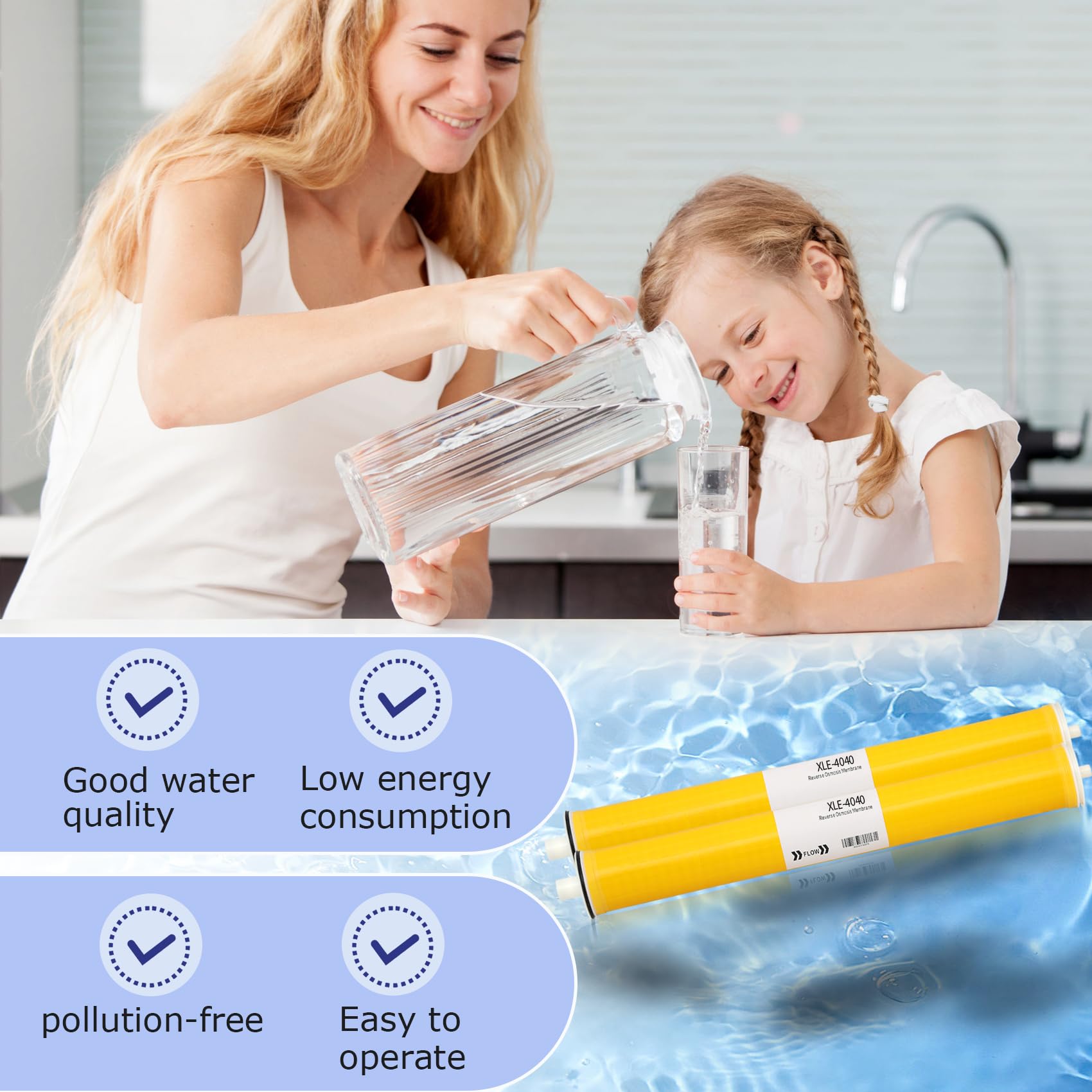 Virego XLE-4040 replacement in a desalination setup with reliable performance