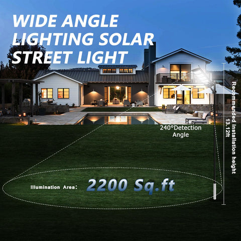 Viruhaka solar street light with IP66 rating withstands rain and dust.