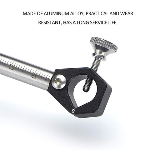 VISLONE anti-roll design knobs prevent slipping during bench work.