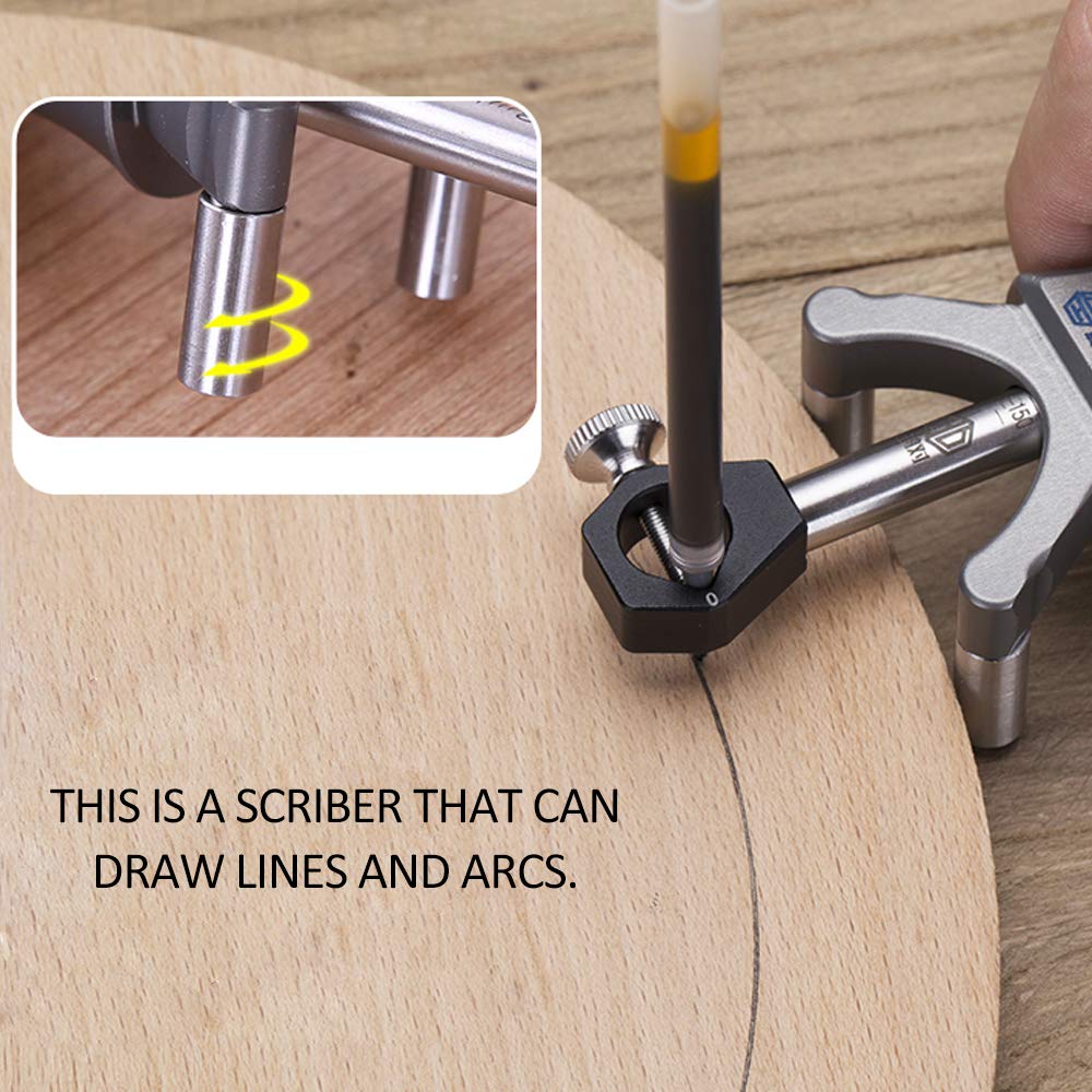 VISLONE wheel marking gauge roller highlights smooth linear arc for accurate drawings.