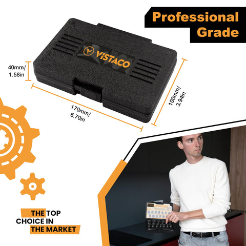 VISTACO kit sizes collection covering common bolt ranges