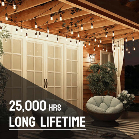 Visther 1W bulb 110-130V delivers energy-saving shine for string lights.