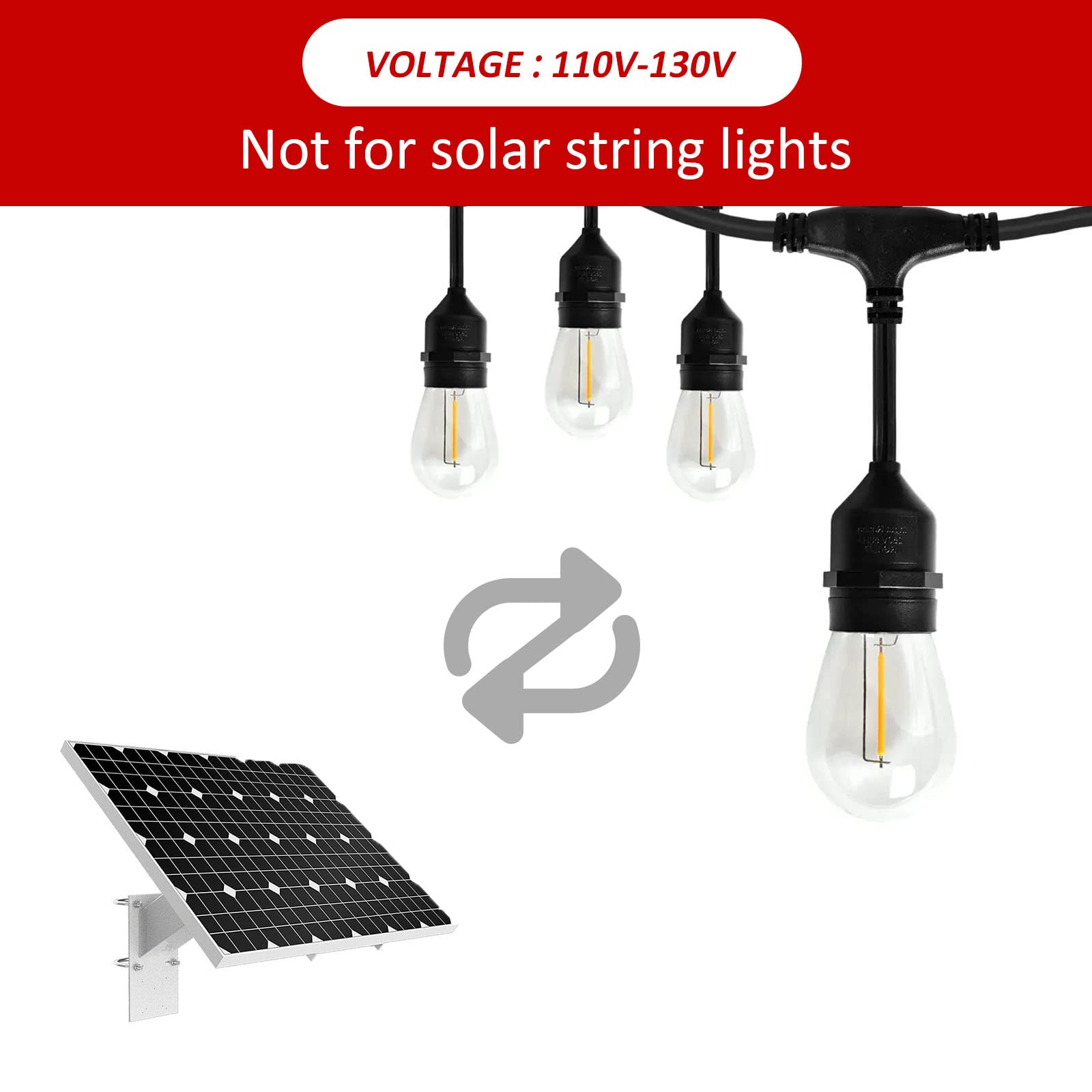 Visther weatherproof-s14-bulb resists rain in outdoor settings.