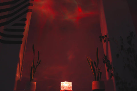 Vita Ocean Wave Light Projector versatile for bedrooms living rooms and parties.