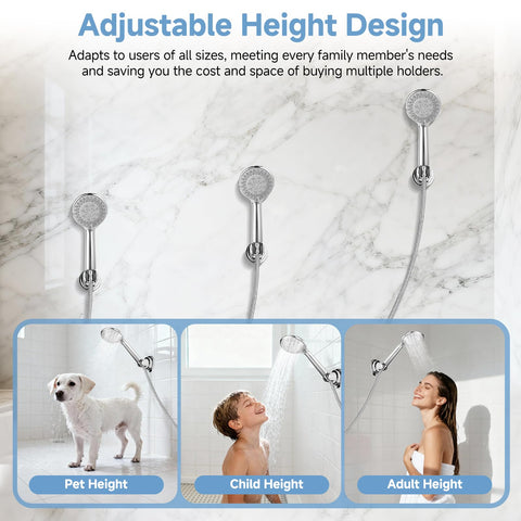 Vitbirih 5-angle tilt adjusts direction for comfort.