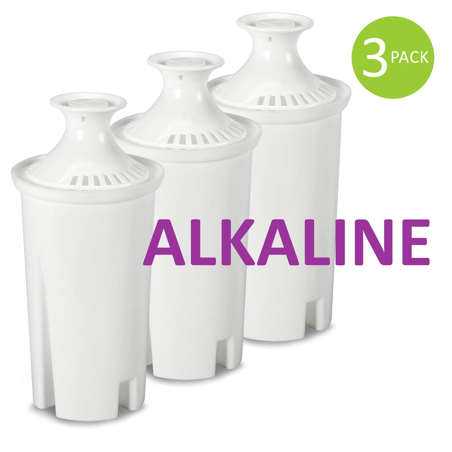Pouring water treated with Vitev alkaline filter shows enhanced mineral balance.