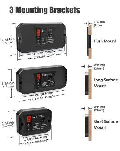 VITITE RV CO/LP detector digital display clearly shows gas concentrations.