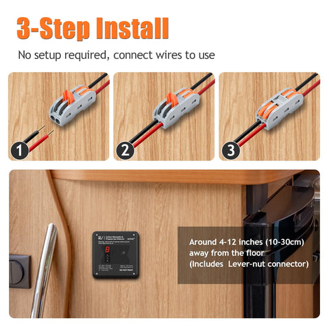 VITITE RV detector screws pack for secure mounting.