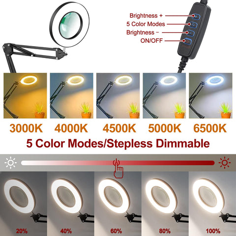 VITOTC 5-color LED with dimming for eye-friendly illumination on any project