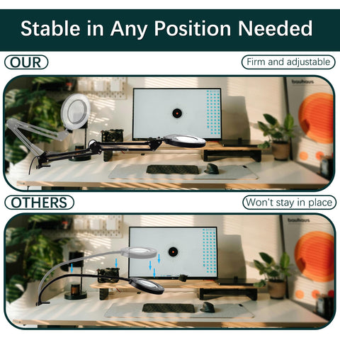 VITOTC weighted base supports steady work without slipping