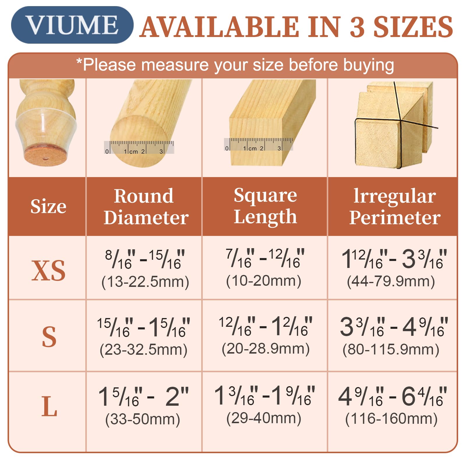 VIUME integrated felt pad prevents shedding during chair use