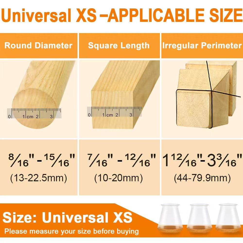 VIUME covers 0.5 to 0.89 inch leg diameters for safe fit
