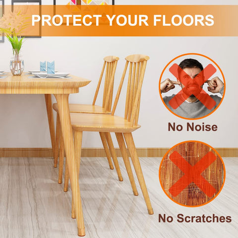 VIUME protectors fitting round square and irregular chair legs