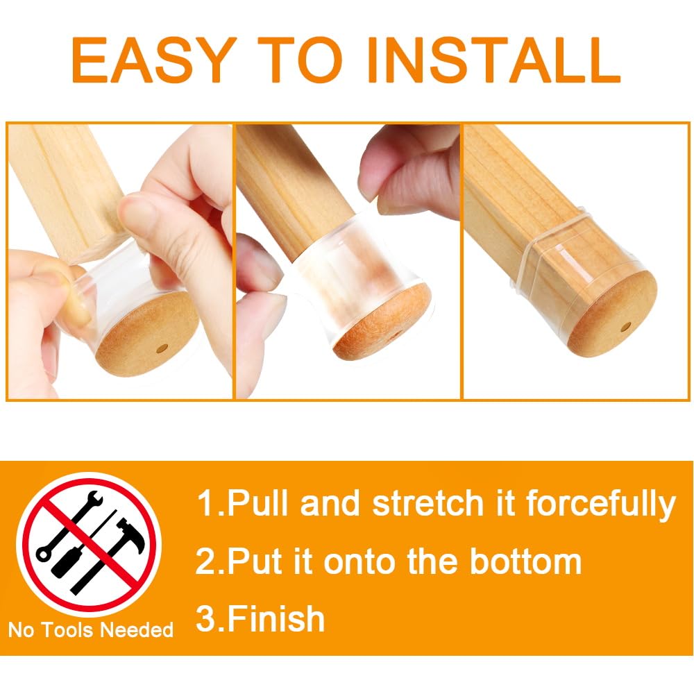 VIUME easy slip-on installation for quick chair protection