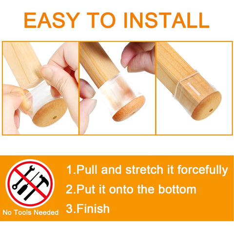 VIUME easy slip-on installation for quick chair protection