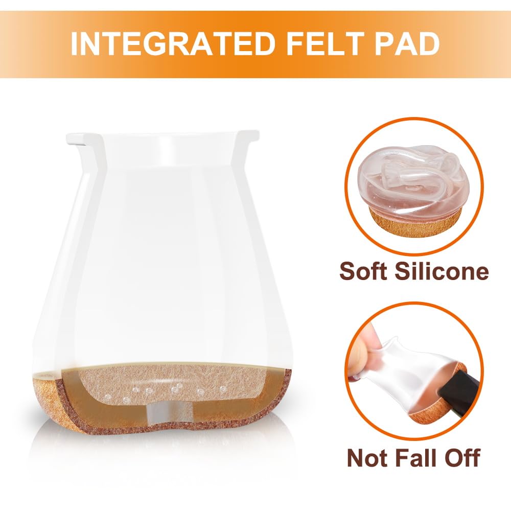 VIUME protects floors and reduces noise during chair moves