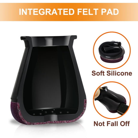 VIUME integrated felt pad and silicone cup design for quiet chair slides.