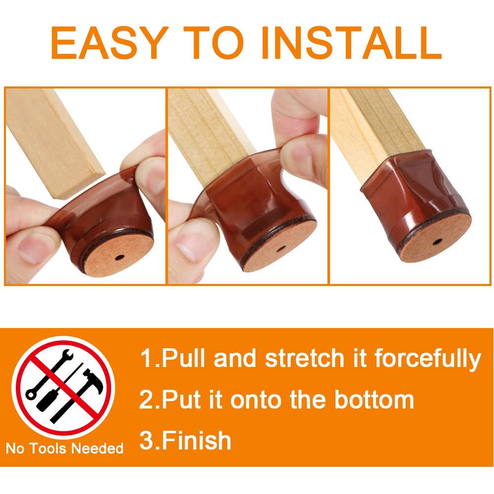 VIUME leg-range compatible protectors fit 1.3 to 2 inch legs.
