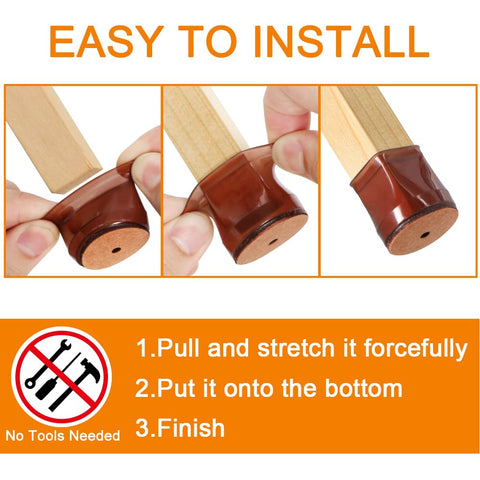 VIUME leg-range compatible protectors fit 1.3 to 2 inch legs.