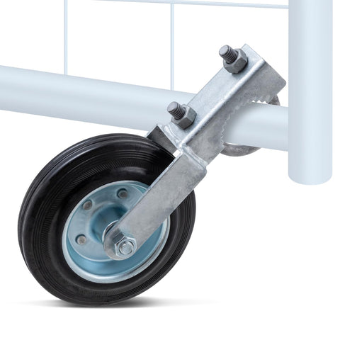 VIVIDA 6-inch gate wheels provide smoother opening across surfaces.