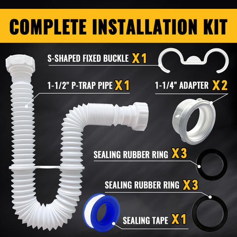 VIVIDA complete kit with adapters and seals for quick setup