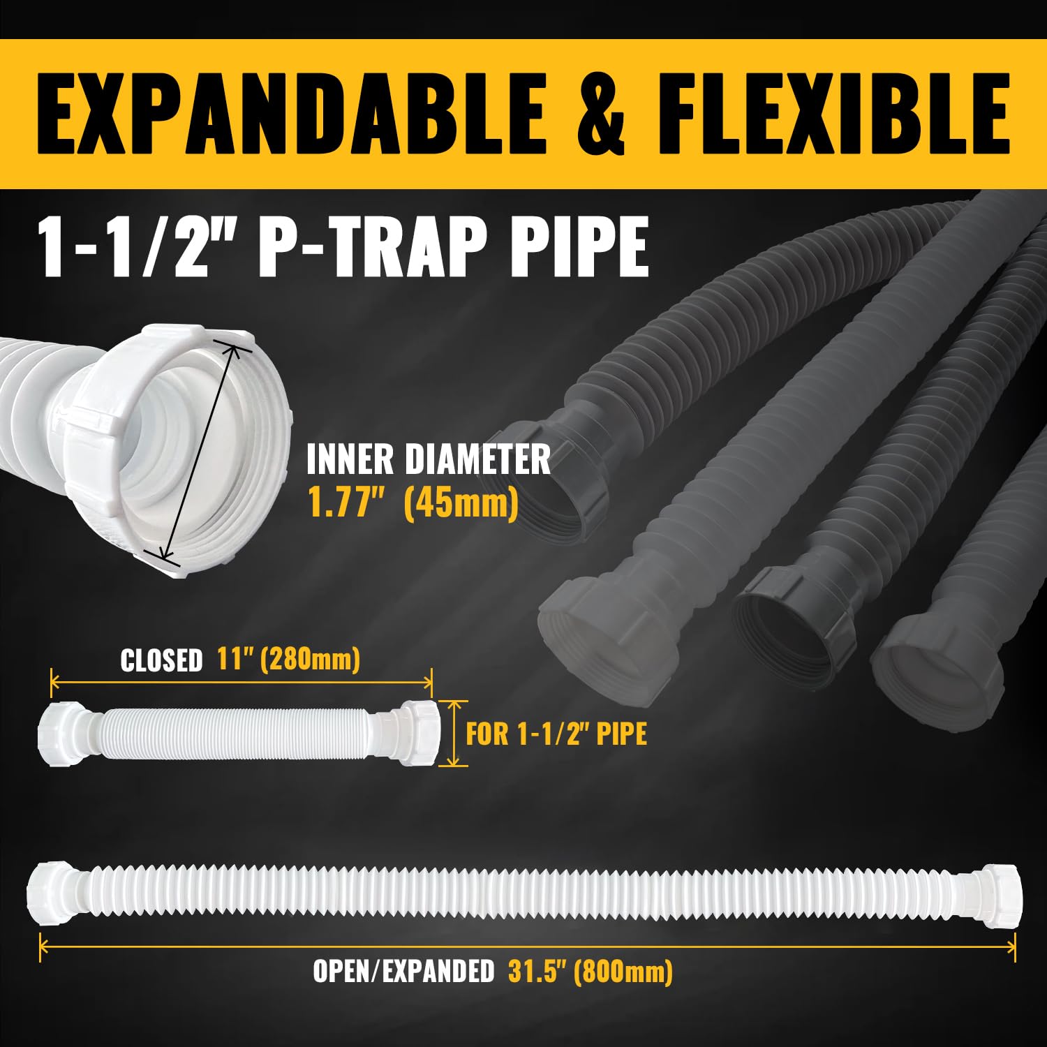 VIVIDA length guidance from 11 to 31.5 inches for flexible setups
