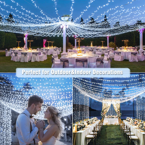 Vivideal eight-mode fairy lights offer versatile moods for parties and celebrations