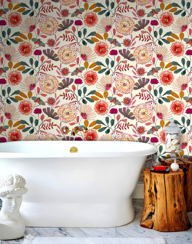 Vividpatch wallpaper for shelves and drawers, easy to apply and customize.