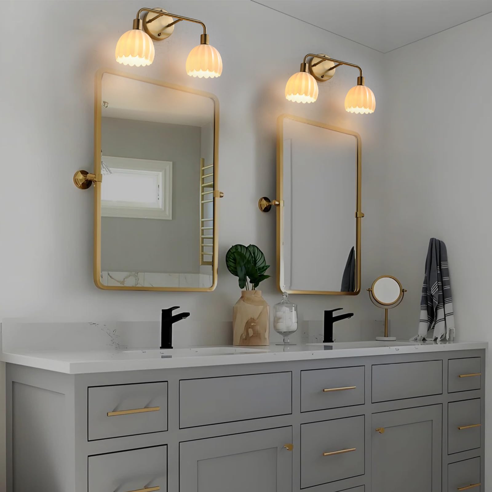 Vivihobb dimmable setup with LED bulbs for ambient mood