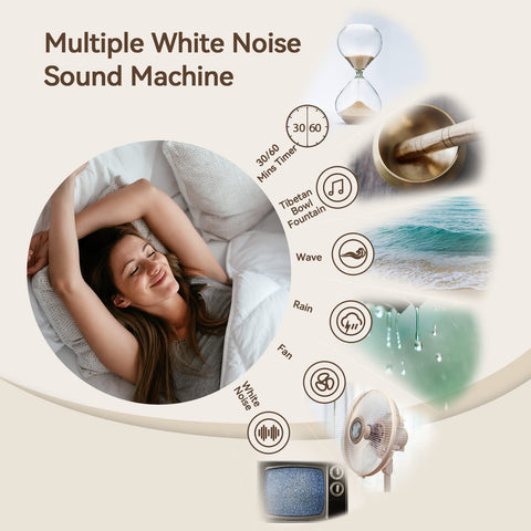 Vivilumens bedside lamp dimmable touch control with gentle brightness