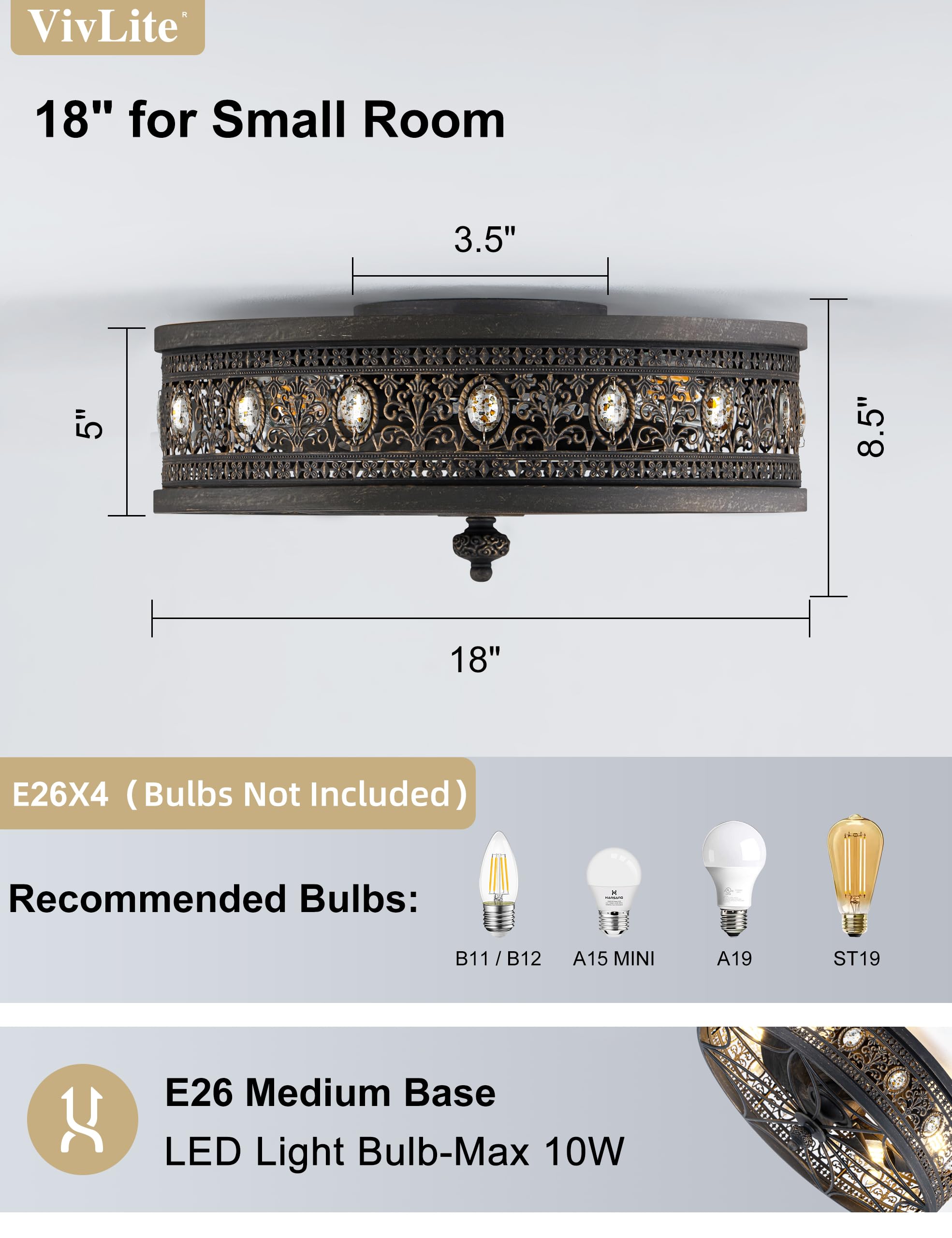 Vivlite seven-blade bladeless fan uses remote for convenient control.