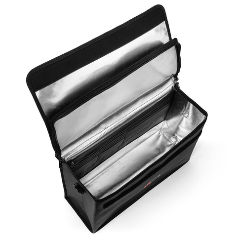 Durable metal hardware on Vivodox fireproof bag