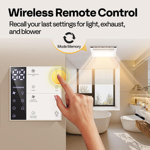 VIVOHOME ceiling-mount ventilation fits standard ceiling openings