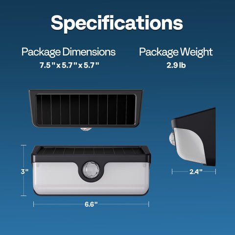 VIVOHOME linkable solar lights four-pack setup illuminating yard