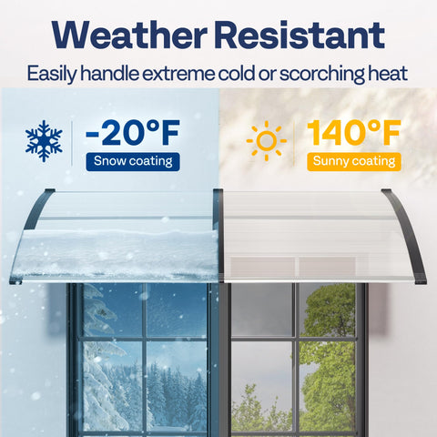 VIVOHOME rust-resistant bracket mount demonstrates durable outdoor installation.