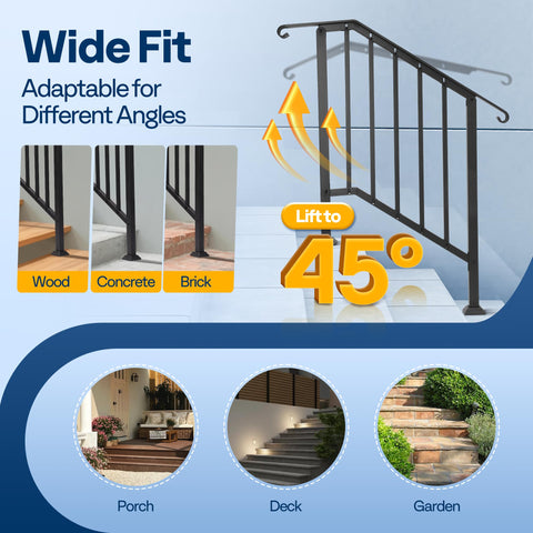 VIVOHOME balusters add safety cues for kids and pets without clutter.