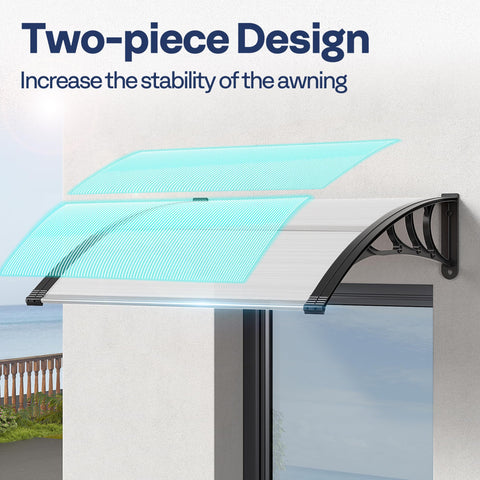 VIVOHOME UV-resistant coating detail helping shield entrances from sun exposure.