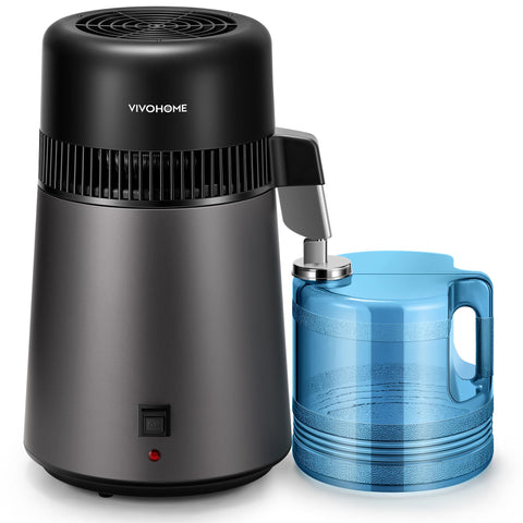 VIVOHOME water distiller on countertop with 4L capacity for daily drinking water