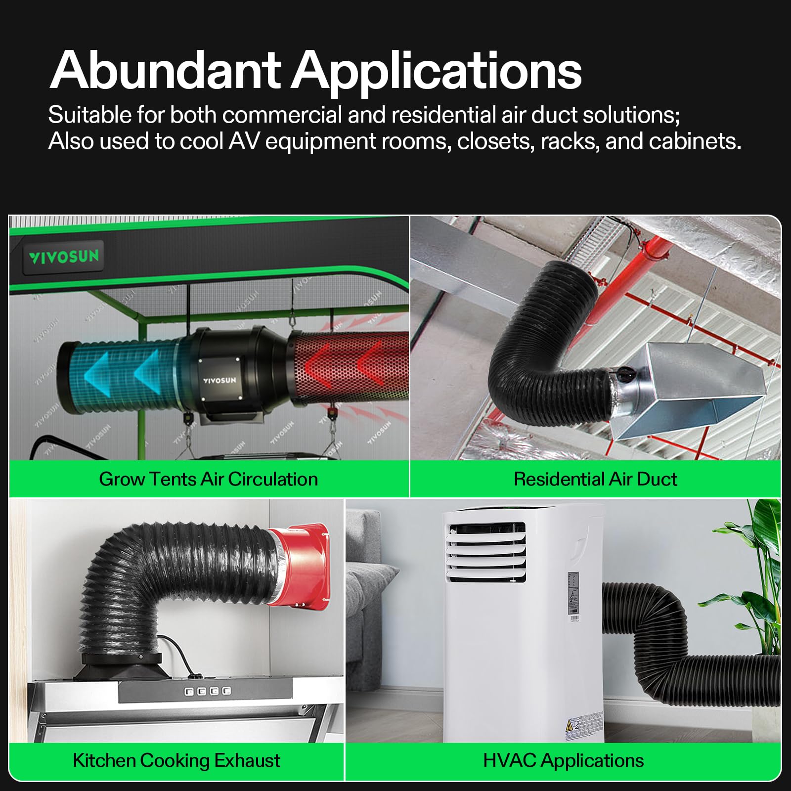 Duct suitable for dryer venting and compatible exhaust use.