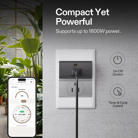 VIVOSUN GrowHub A10 fire-resistant housing emphasizes safety.