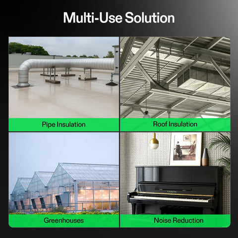 VIVOSUN 6x25 roll suits many DIY tasks like windows or sheds.